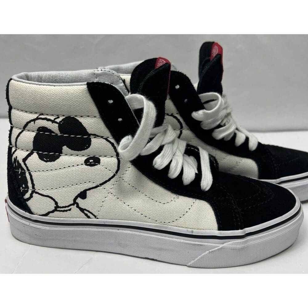 Vans x Snoopy Peanuts Size 3.5 Kid's/5 Women's Shoes Sk8-Hi Peanuts Joe cool - Picture 3 of 10